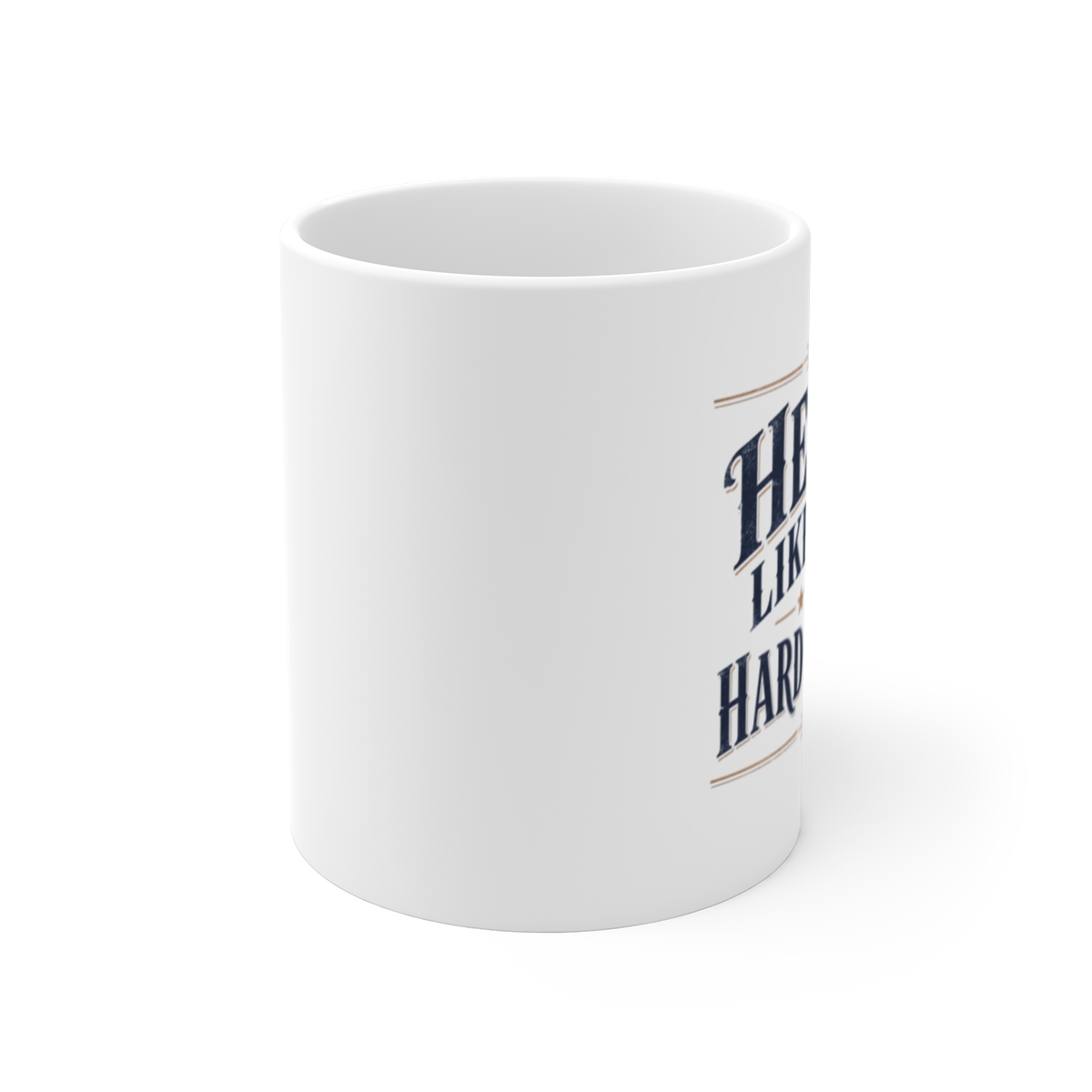 Bailey Zimmerman "Heart like mine is hard to find" White Mug - alternate angle 1, merchandise