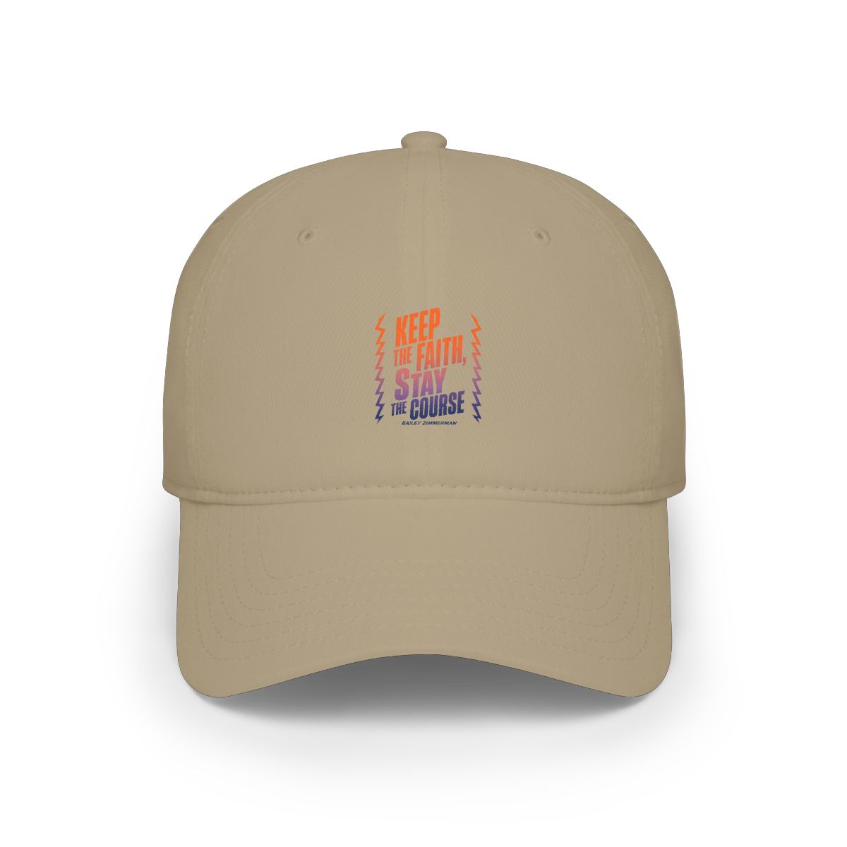Bailey Zimmerman "Keep the faith, stay the course" Hat - alternate angle 3, merchandise
