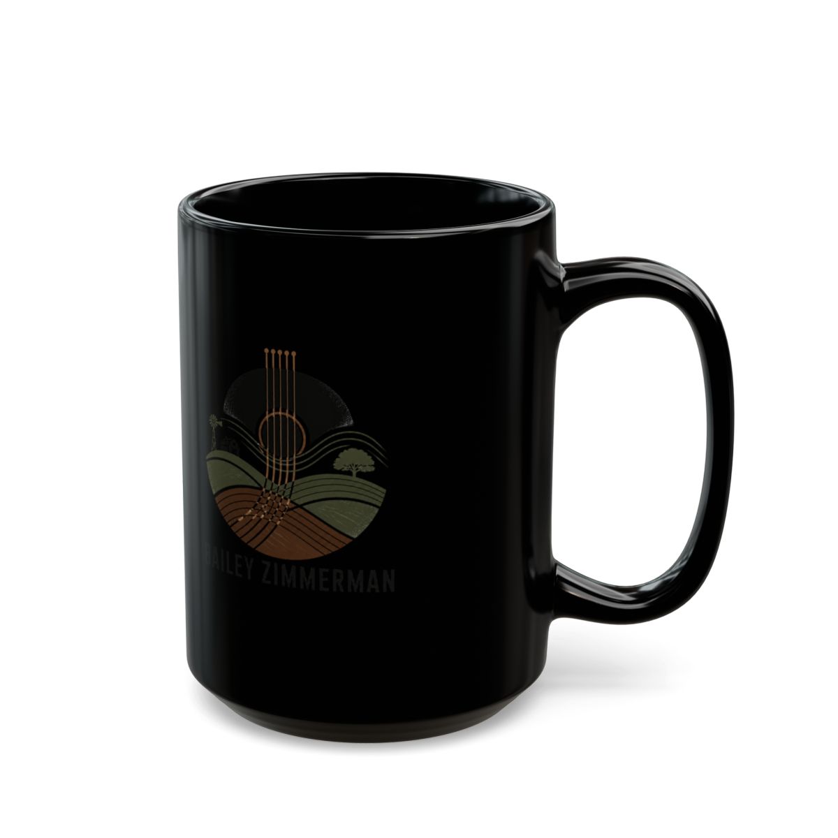 Bailey Zimmerman "country roots and modern edge" Black Mug - alternate angle 5, merchandise