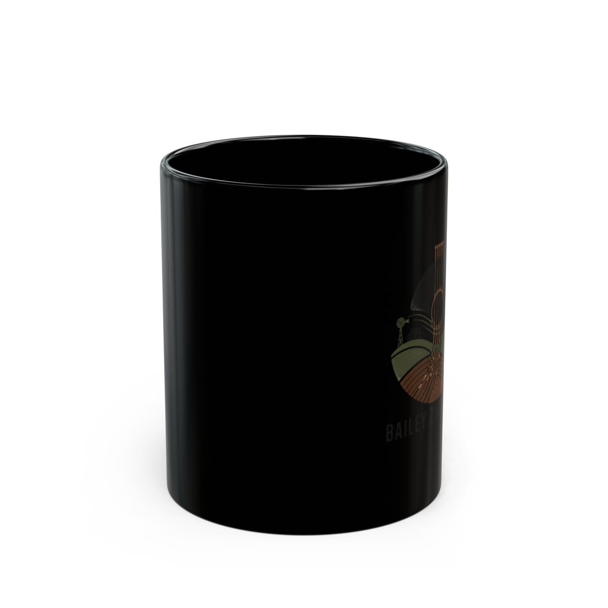 Bailey Zimmerman "country roots and modern edge" Black Mug - alternate angle 1, merchandise