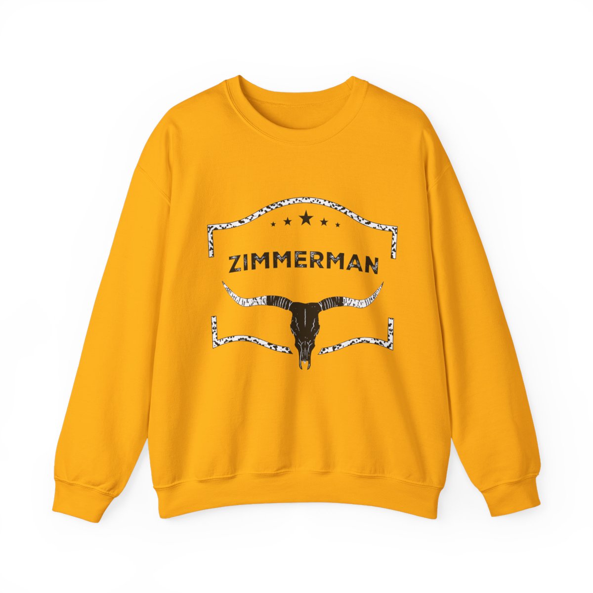 Zimmerman | Country Music | Western Long Horns Crewneck | Bullhorns Sweatshirt | Festival Tee | Bailey Zimmerman