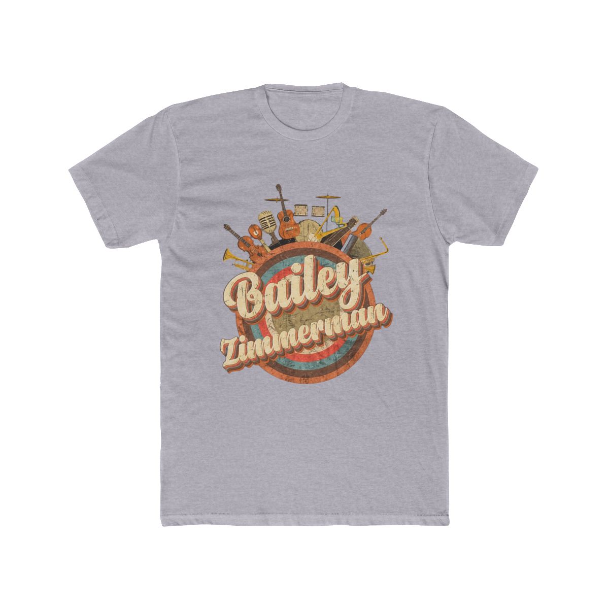Music Tour Vintage Retro Style // Bailey Zimmerman T Shirt - alternate angle 4, merchandise