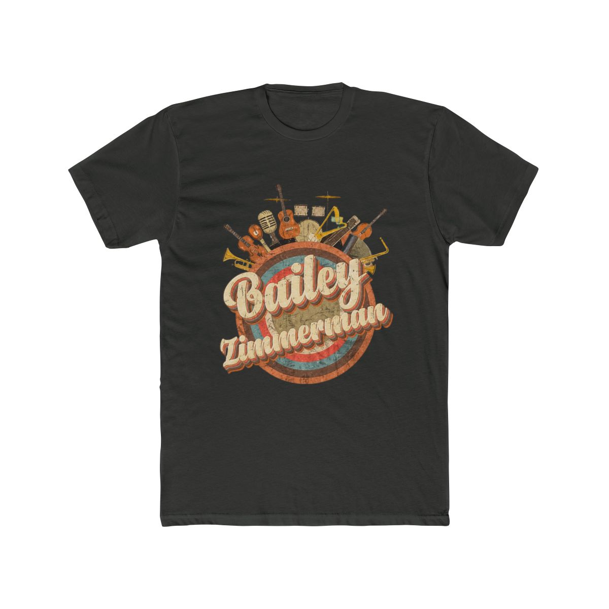 Music Tour Vintage Retro Style // Bailey Zimmerman T Shirt - alternate angle 5, merchandise