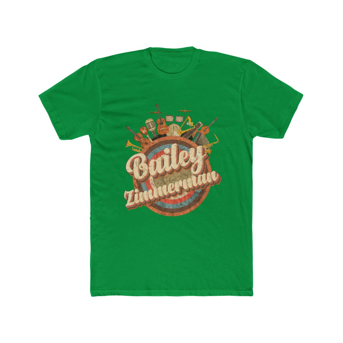 Music Tour Vintage Retro Style // Bailey Zimmerman T Shirt - alternate angle 3, merchandise