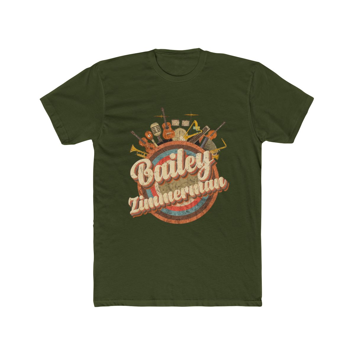 Music Tour Vintage Retro Style // Bailey Zimmerman T Shirt - alternate angle 2, merchandise