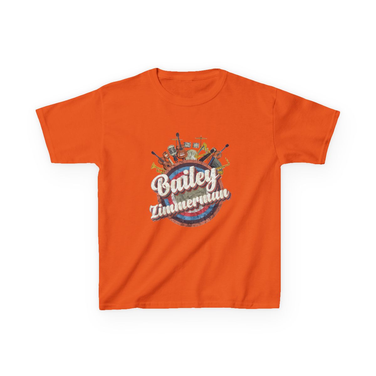 Music Tour Vintage Retro Style // Bailey Zimmerman Kids T-Shirt - alternate angle 5, merchandise