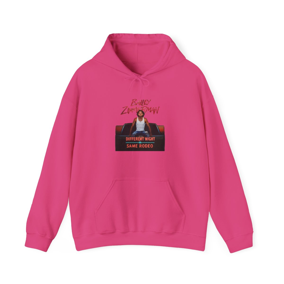 Bailey Zimmerman Different Night Same Rodeo Tour 2026 Shirt, Bailey Zimmerman Fan Gift Hoodie - Official Hoodies merchandise