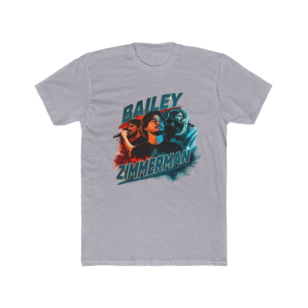 Bailey Zimmerman Retro Country Music Graphic T Shirt - alternate angle 5, merchandise