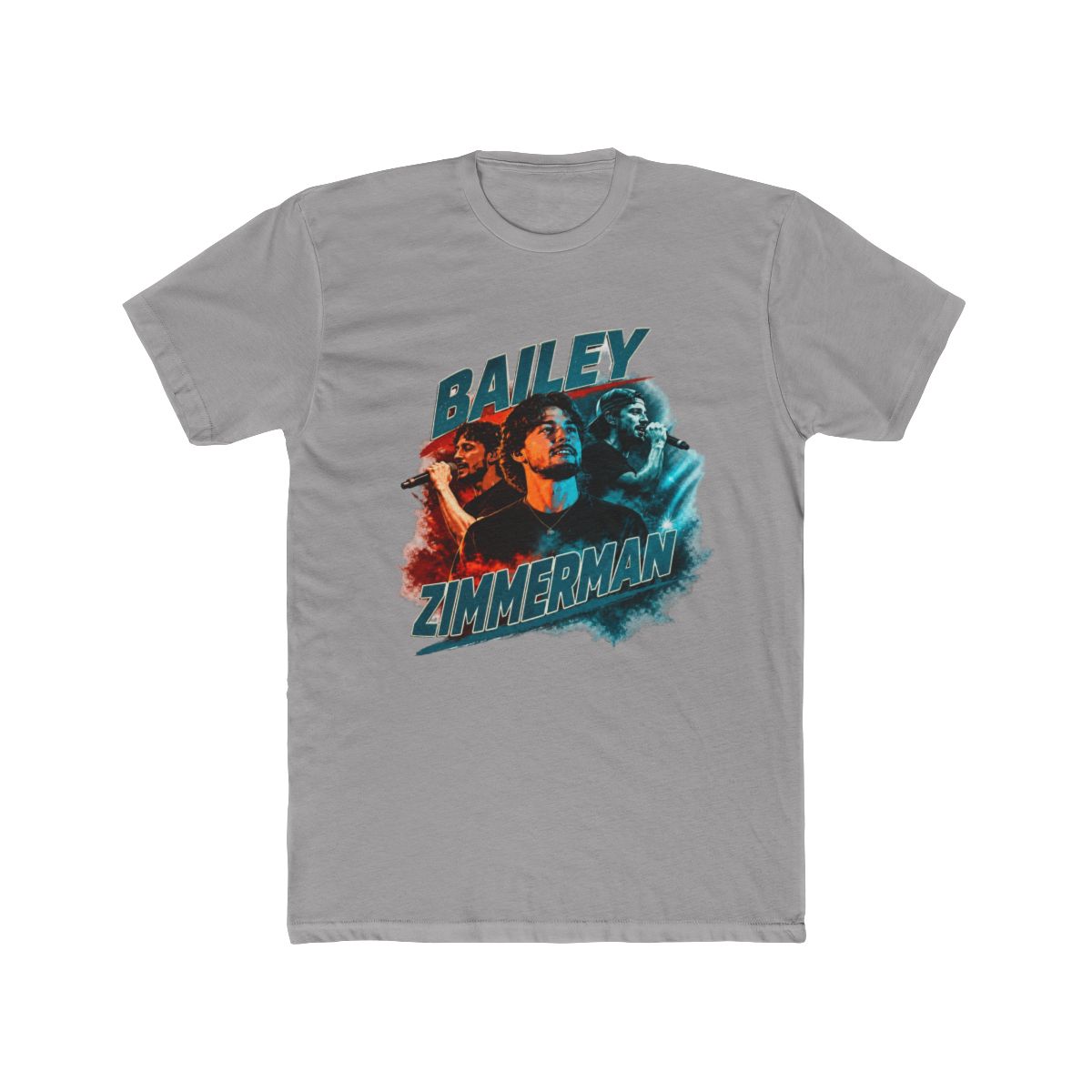 Bailey Zimmerman Retro Country Music Graphic T Shirt - alternate angle 2, merchandise