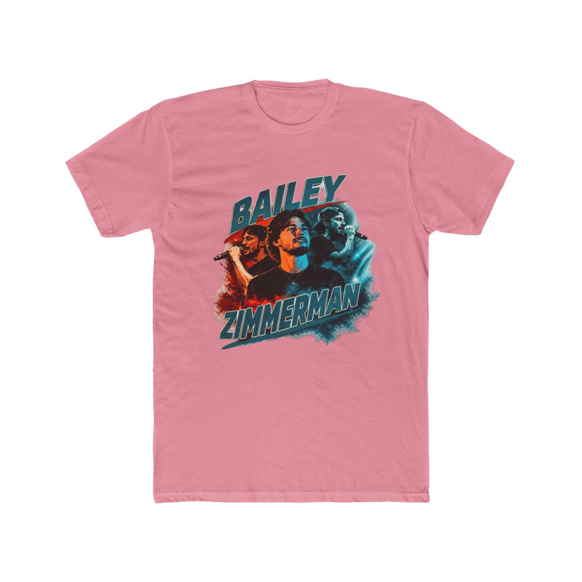 Bailey Zimmerman Retro Country Music Graphic T Shirt - alternate angle 4, merchandise
