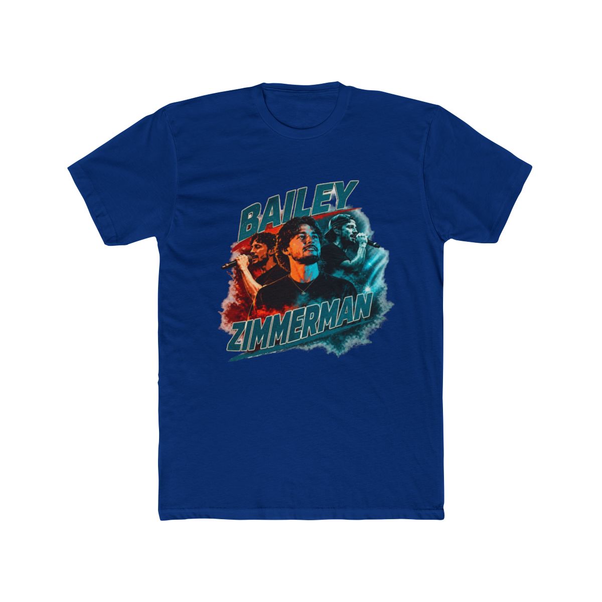 Bailey Zimmerman Retro Country Music Graphic T Shirt - alternate angle 2, merchandise